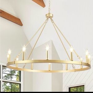 Elegant Gold Chandelier